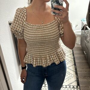 J. Crew Peplum Top